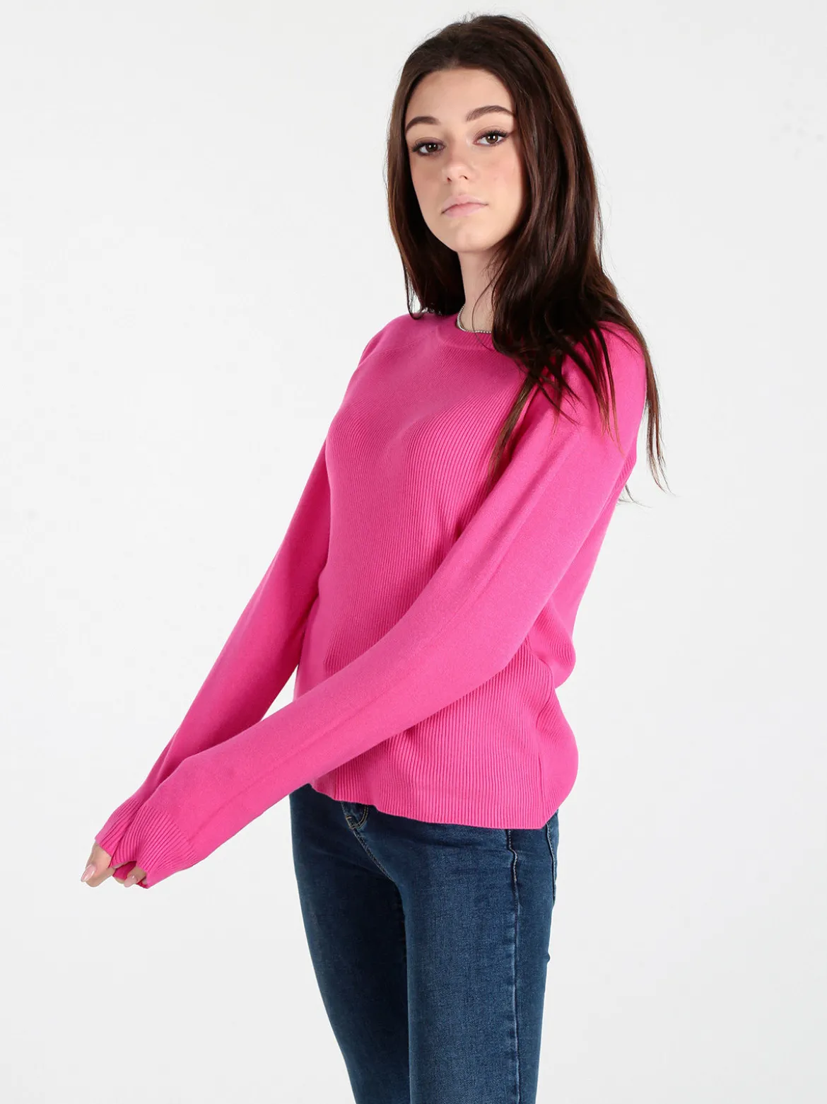Solada Pullover donna in maglia a costine