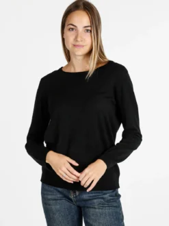 Solada Pullover donna in maglia - nero