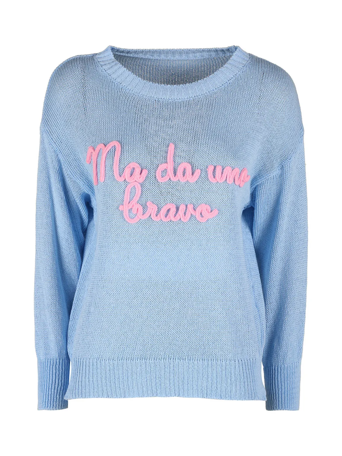 Solada Pullover donna in maglia traforata con ricamo
