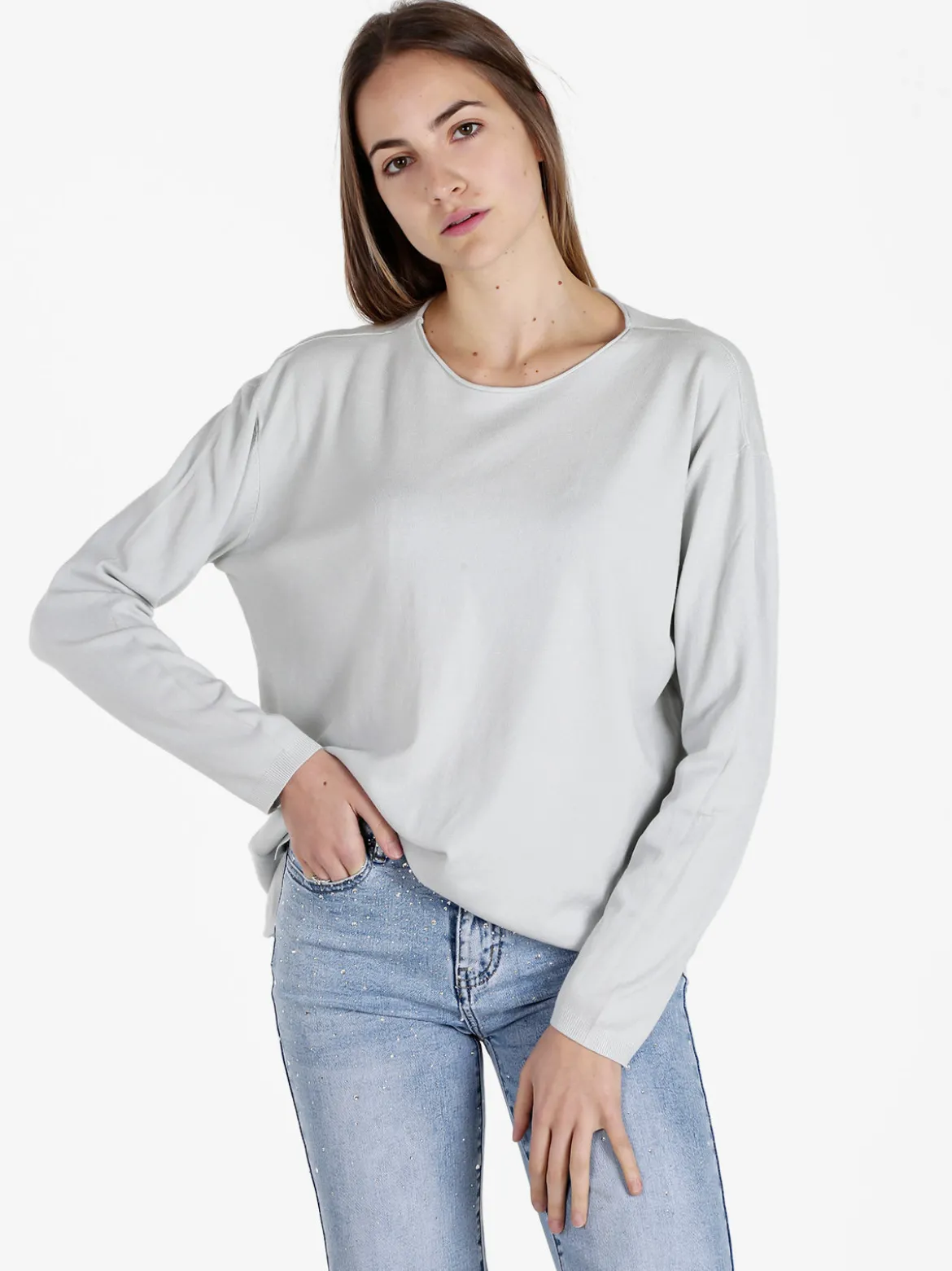 Solada Pullover donna oversize in maglia