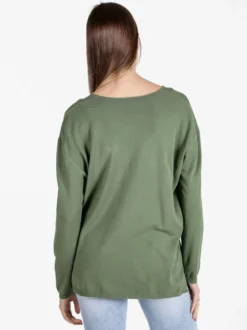 Solada Pullover donna oversize in maglia scollo V