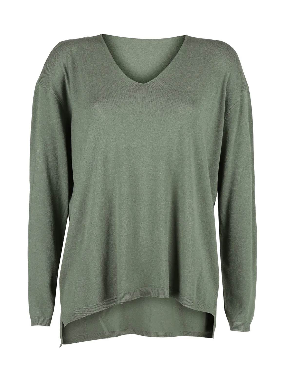 Solada Pullover donna oversize in maglia scollo V