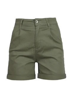 Solada Shorts donna a vita alta in cotone