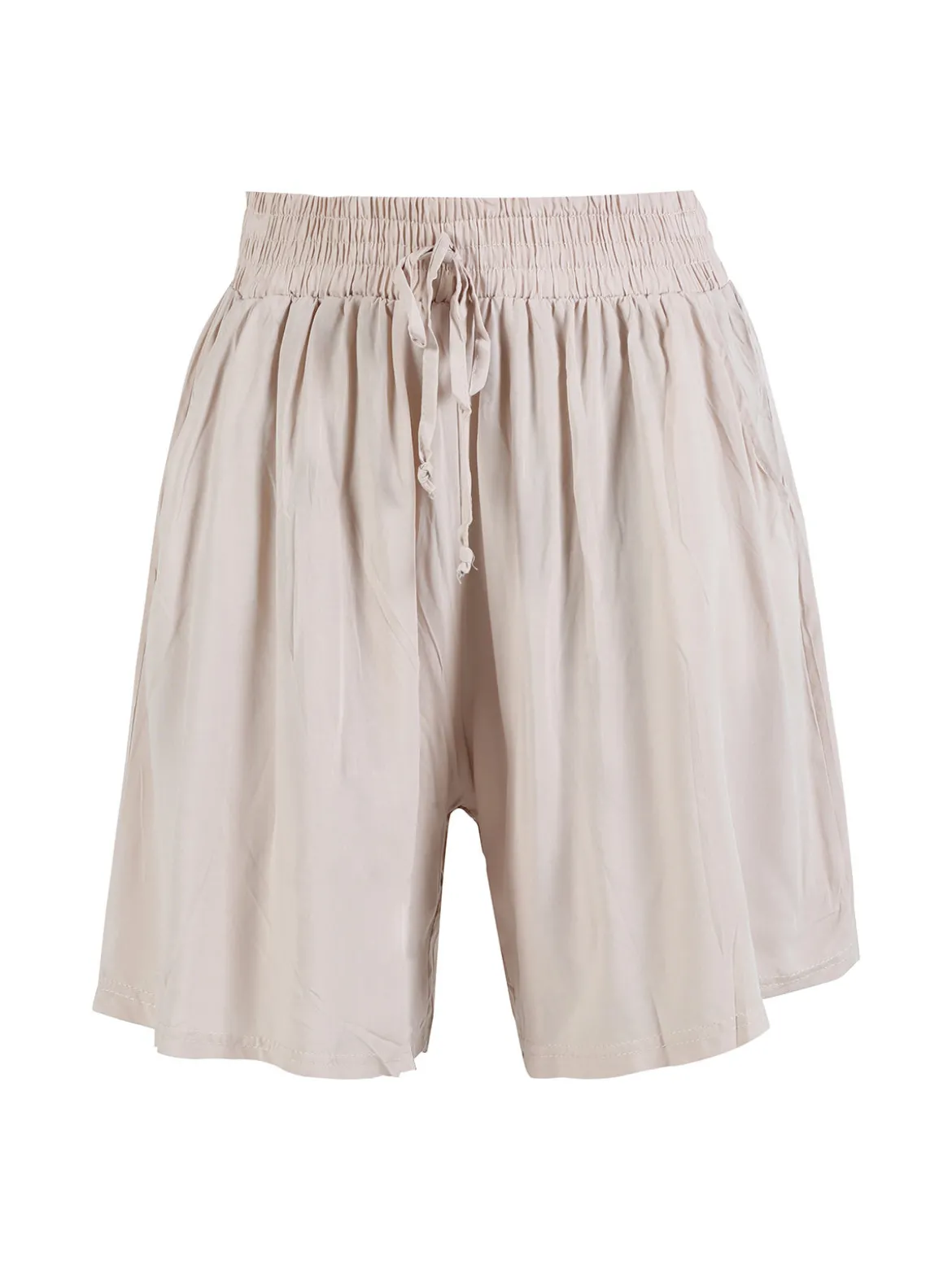 Solada Shorts donna in cotone a gamba larga