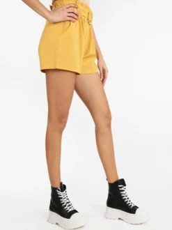 Solada Shorts donna vita alta con cintura