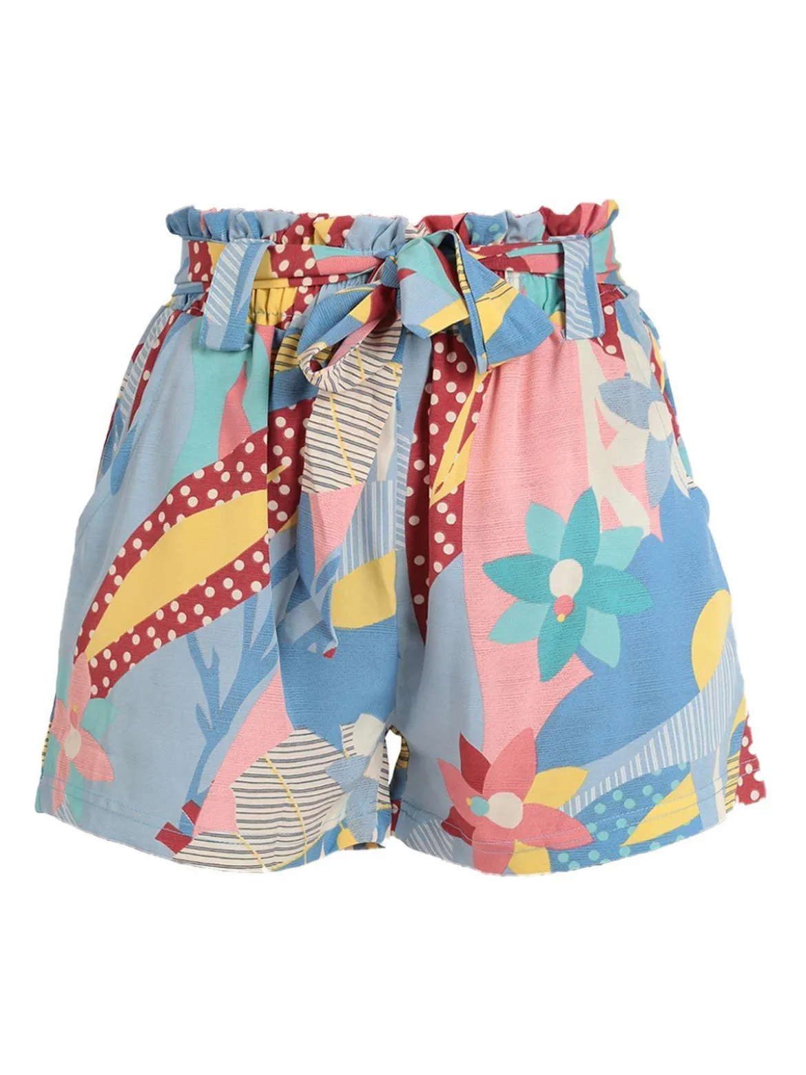 Solada Shorts donna vita alta con stampe