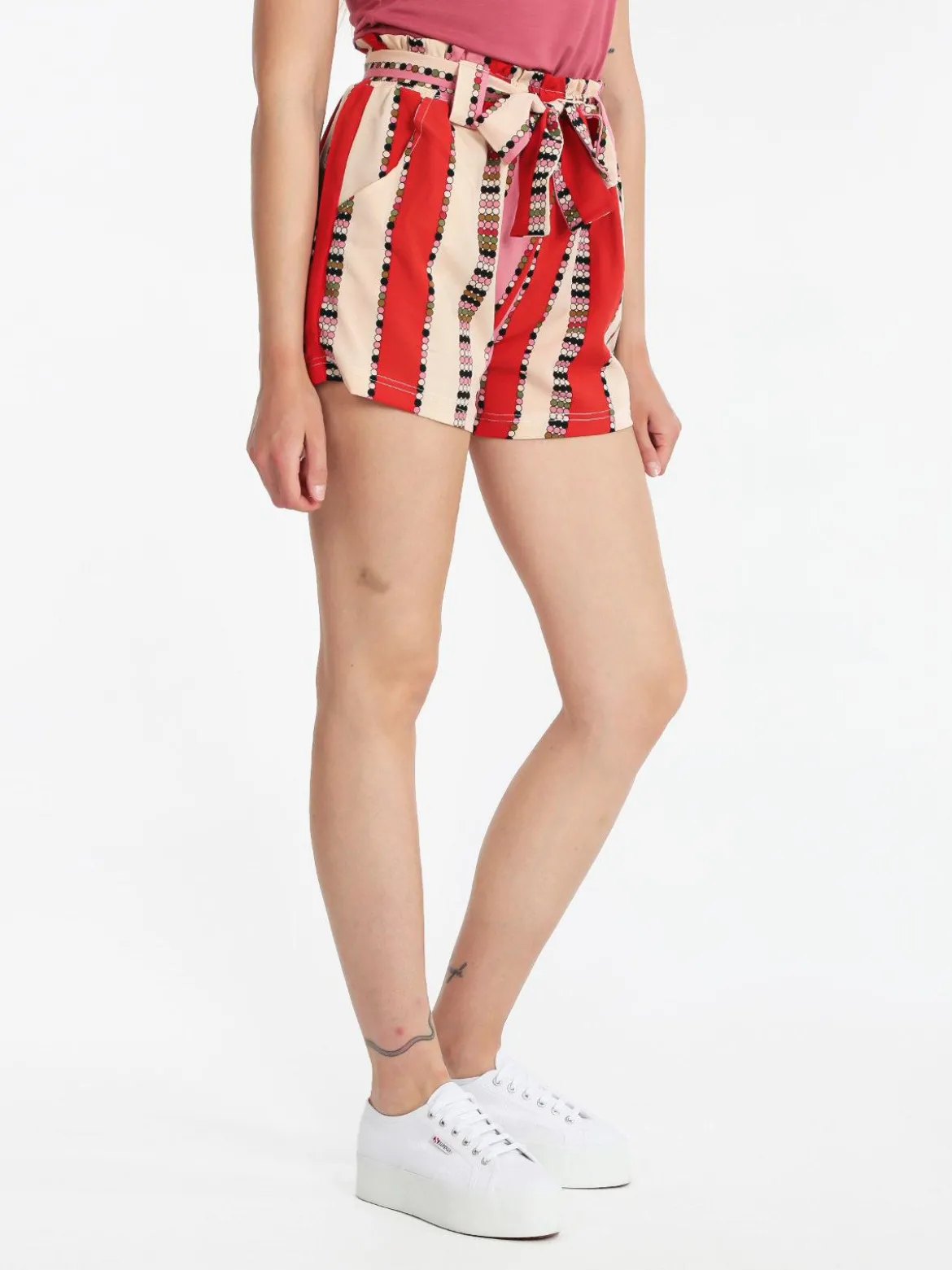 Solada Shorts donna vita alta con stampe