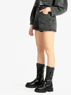 Solada Shorts in jeans donna a vita alta