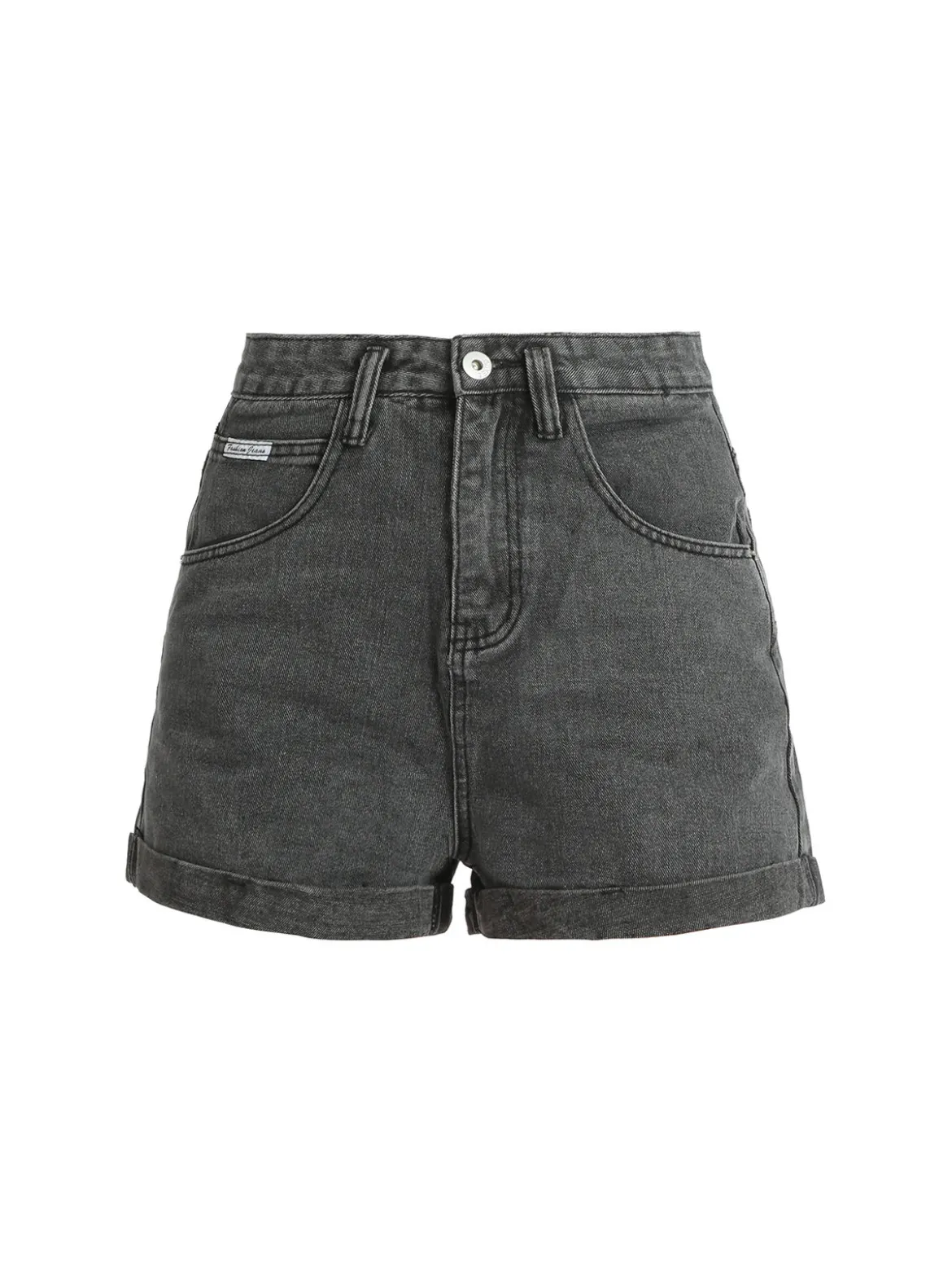 Solada Shorts in jeans donna a vita alta