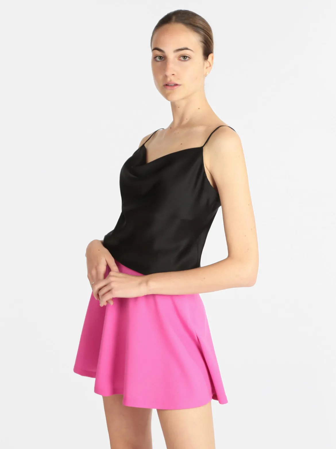 Solada Top donna con scollo a cascata