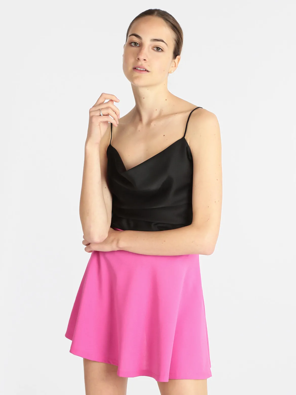 Solada Top donna con scollo a cascata