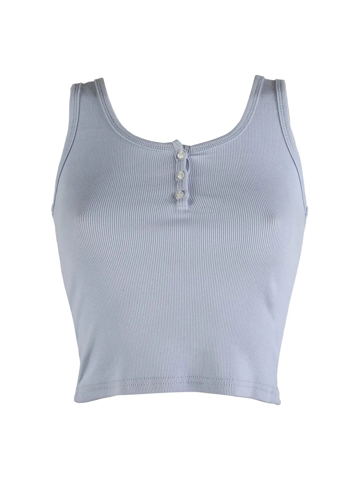 Solada Top donna in cotone a costine
