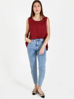 Solada Top donna oversize in cotone