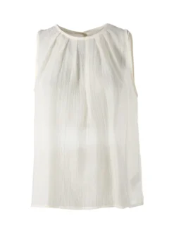 Solada Top donna smanicato - bianco