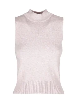 Solada Top donna smanicato in maglia