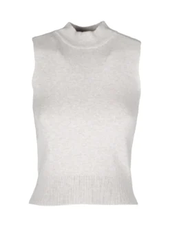 Solada Top donna smanicato in maglia