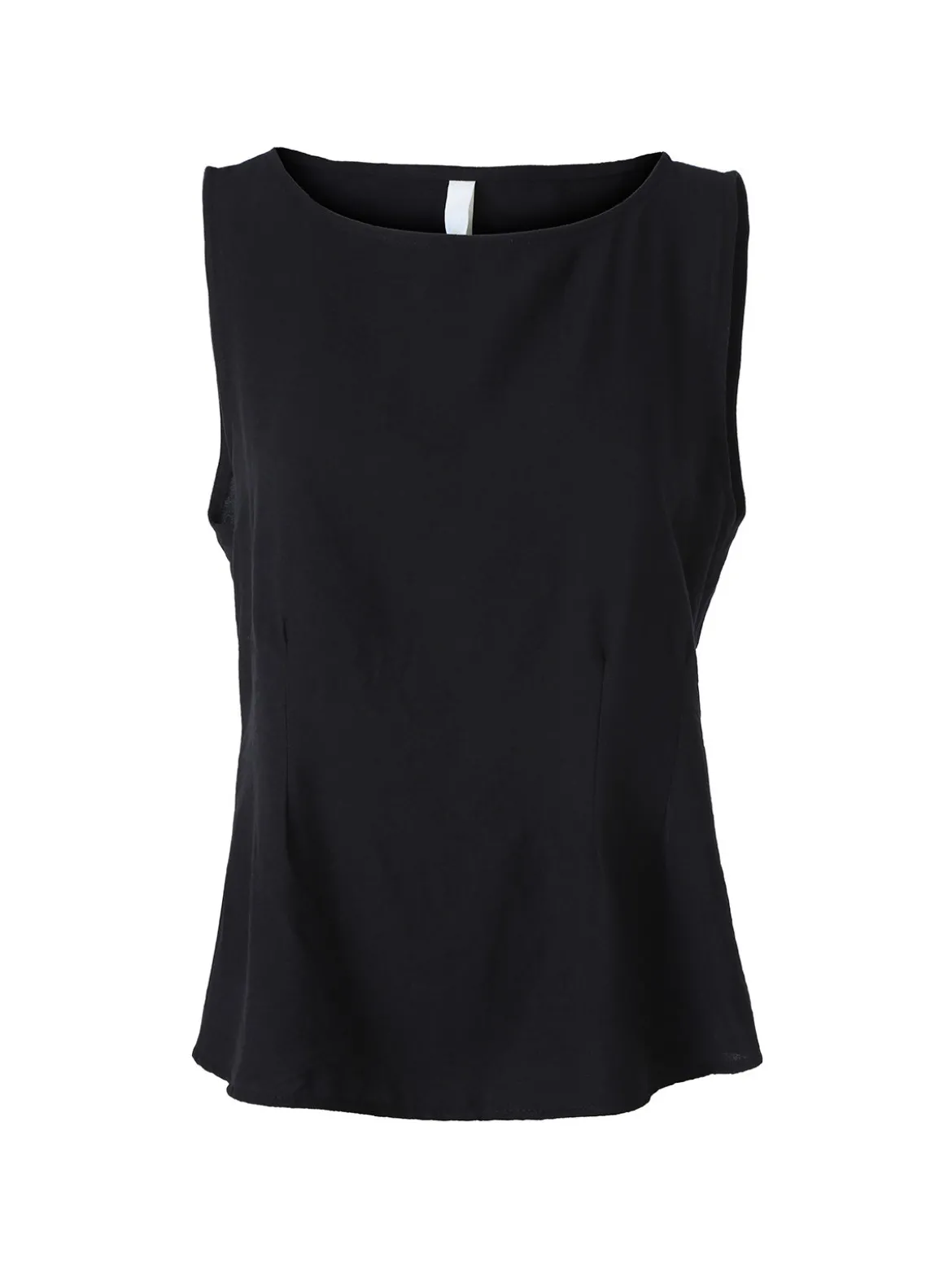 Solada Top smanicato da donna in viscosa - nero