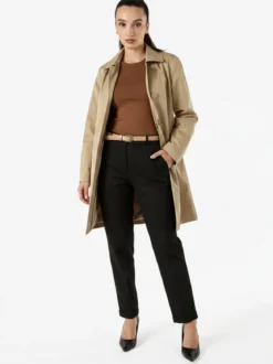 Solada Trench impermeabile da donna con bottoni - khaki