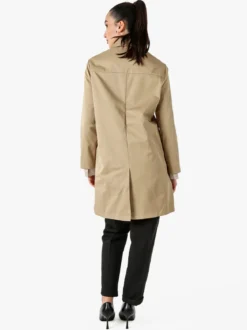 Solada Trench impermeabile da donna con bottoni - khaki
