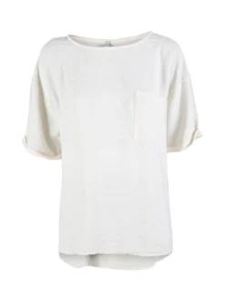 Solada T-shirt da donna oversize con taschino