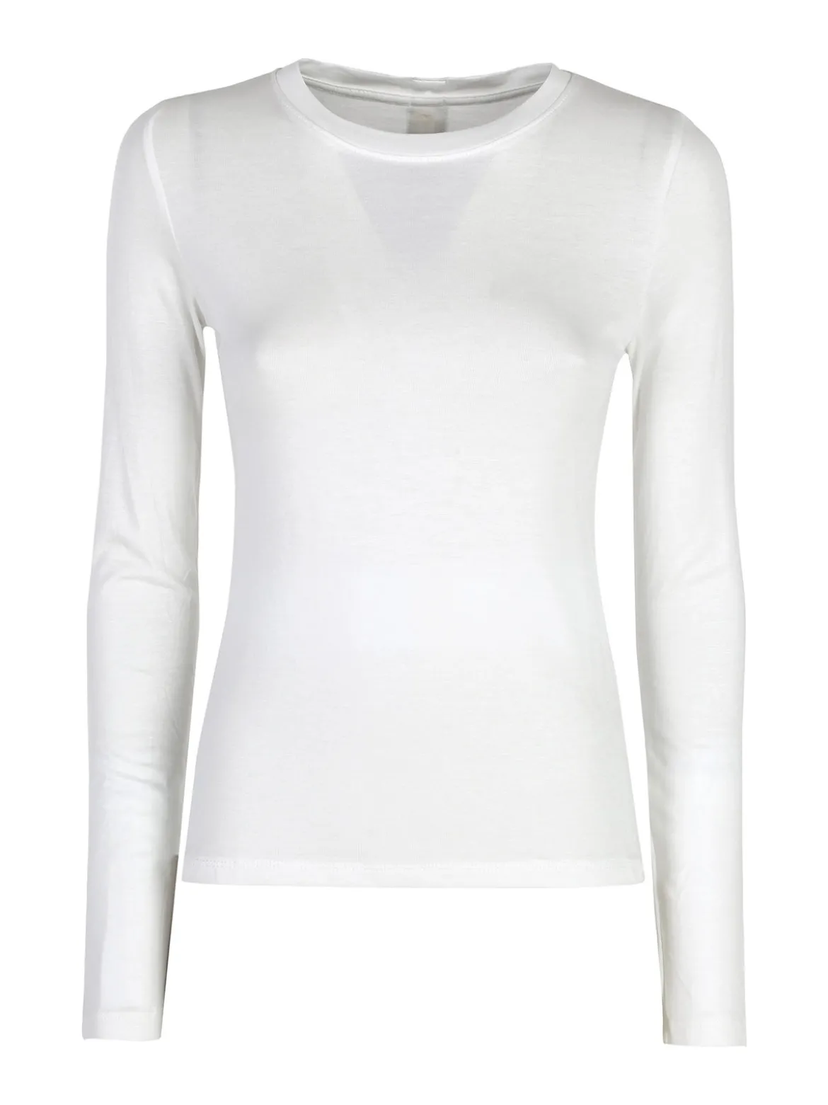 Solada T-shirt donna girocollo a maniche lunghe - bianco