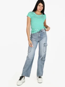 Solada T-shirt donna girocollo a righe