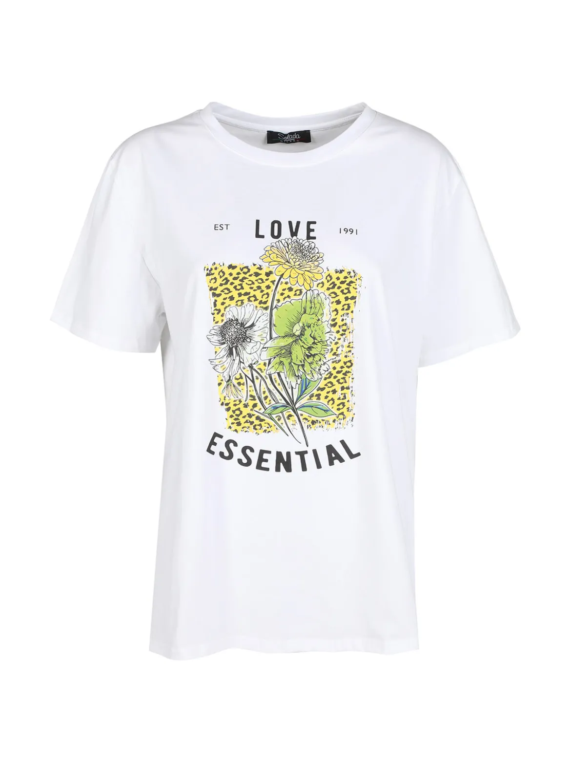 Solada T-shirt donna oversize con stampa fiori