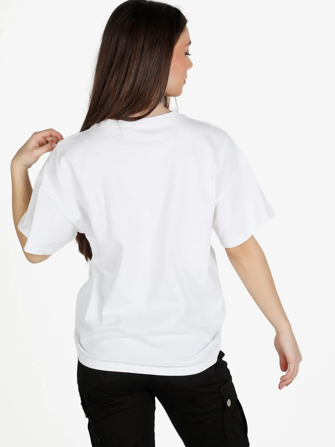 Solada T-shirt donna oversize con stampa scritta