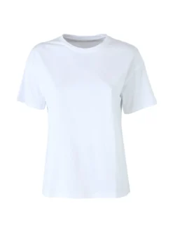 Solada T-shirt donna oversize in cotone elasticizzato - bianco
