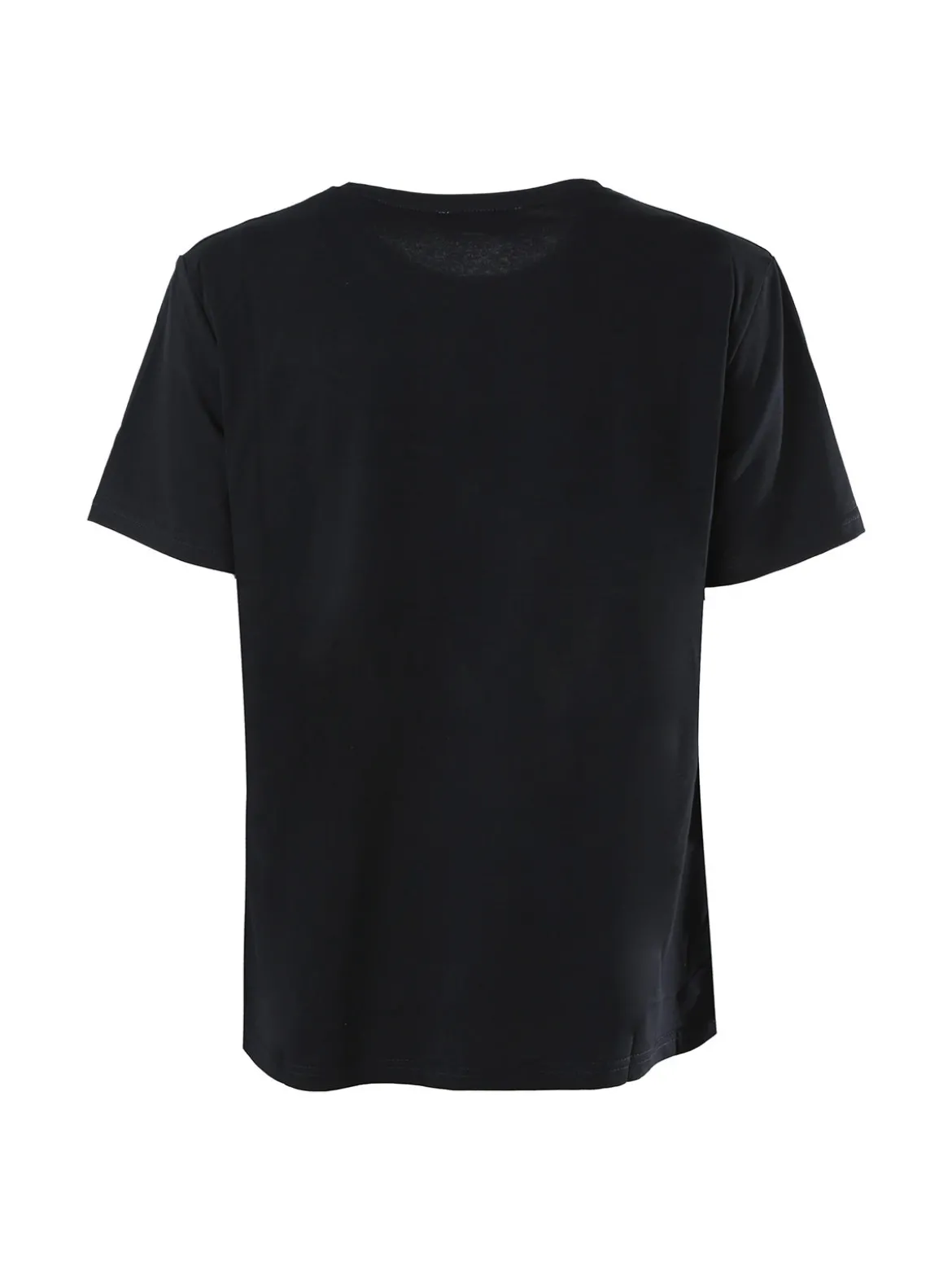Solada T-shirt donna oversize in cotone - nero