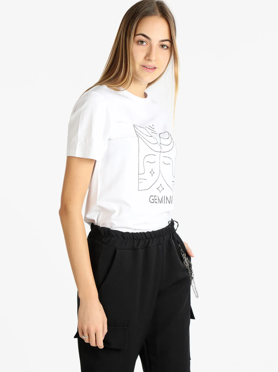 Solada T-shirt manica corta donna segno zodiacale Gemelli
