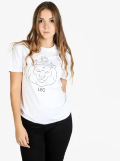 Solada T-shirt manica corta donna segno zodiacale Leone