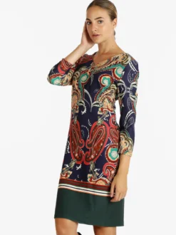 Solada Vestito con stampa donna manica lunga