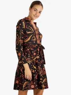 Solada Vestito donna a fiori con cintura