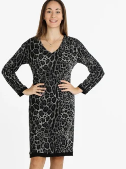 Solada Vestito donna con stampa animalier