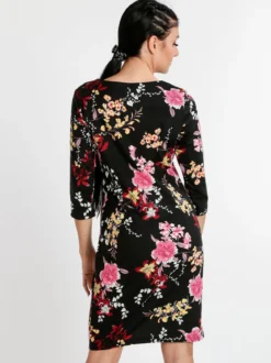 Solada Vestito donna fiorato con maniche 3/4