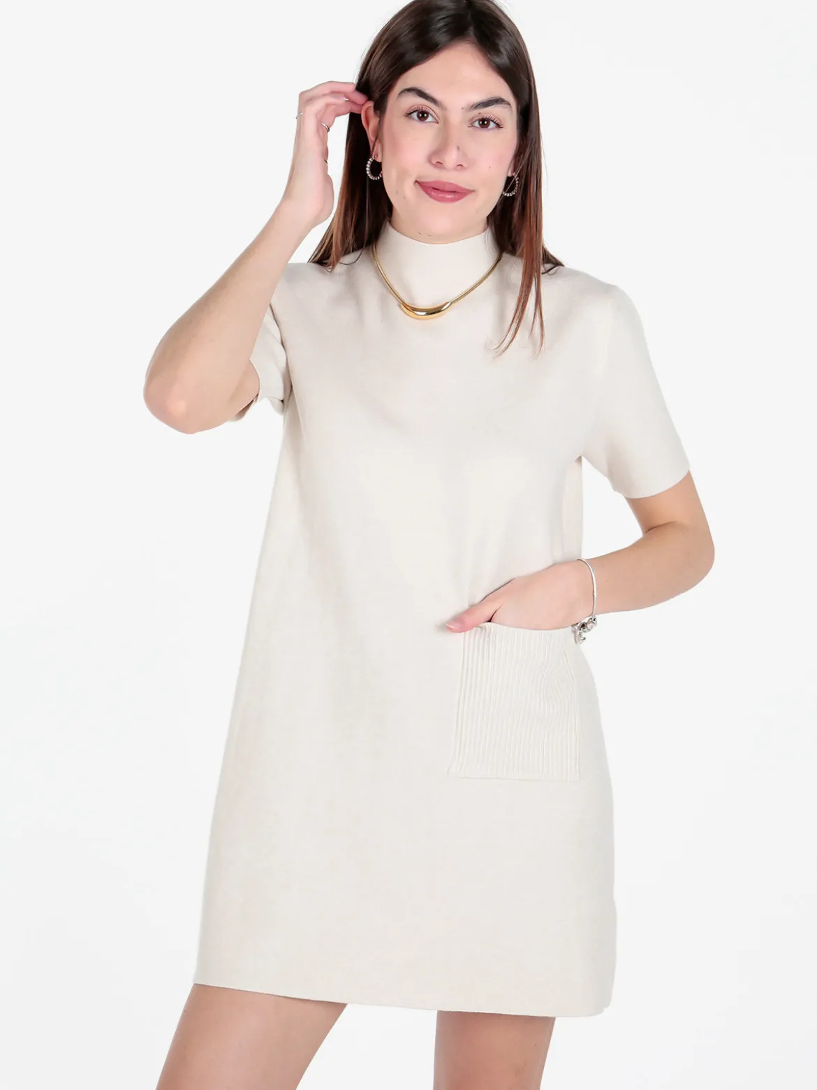 Solada Vestito donna in maglia a maniche corte