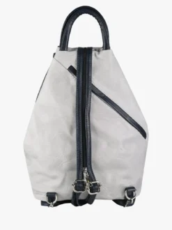 Solada Zaino da donna in ecopelle bicolore - blu scuro
