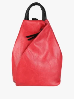 Solada Zaino da donna in ecopelle - rosso