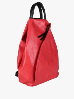 Solada Zaino da donna in ecopelle - rosso