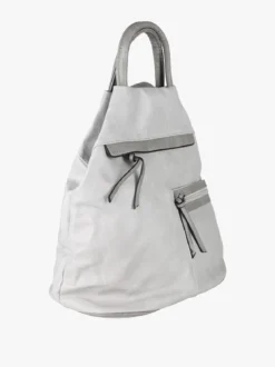 Solada Zaino donna in ecopelle - grigio chiaro