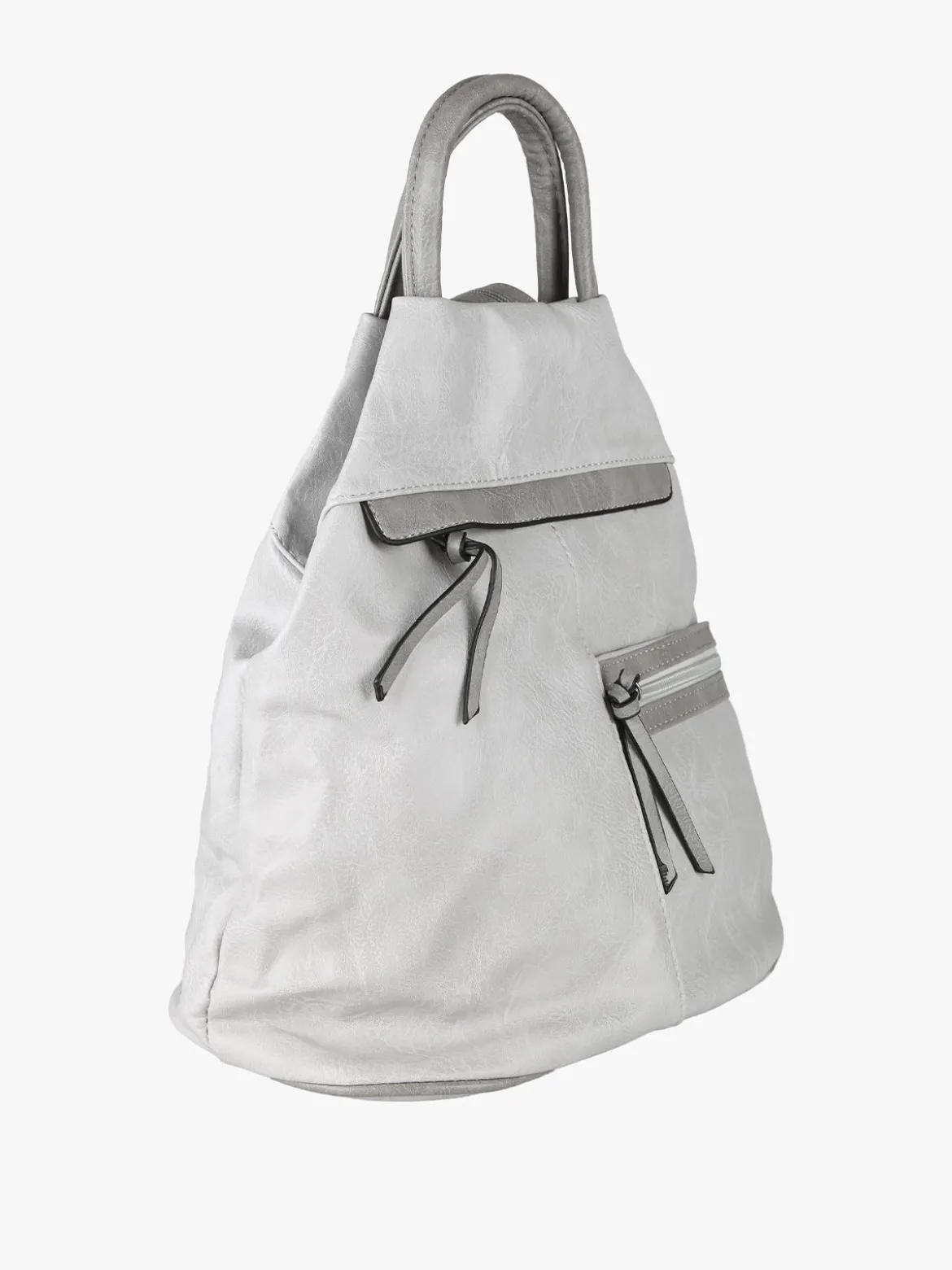 Solada Zaino donna in ecopelle - grigio chiaro