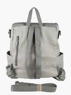 Solada Zaino donna in ecopelle - grigio chiaro