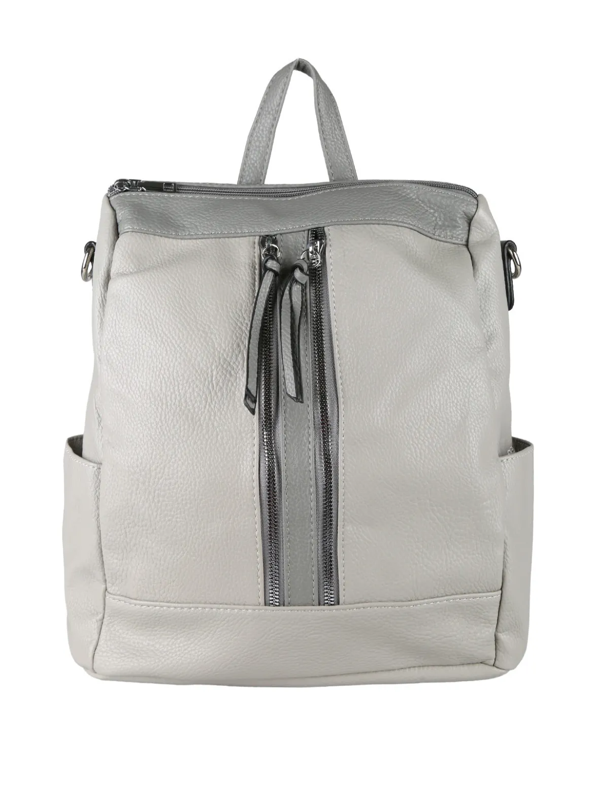 Solada Zaino donna in ecopelle - grigio chiaro