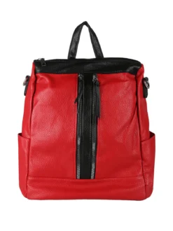 Solada Zaino donna in ecopelle - rosso