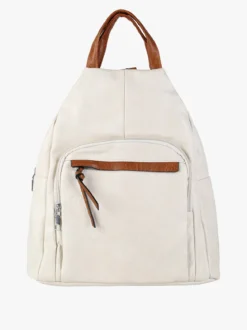 Solada Zaino in ecopelle da donna - beige