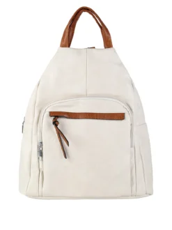 Solada Zaino in ecopelle da donna - beige