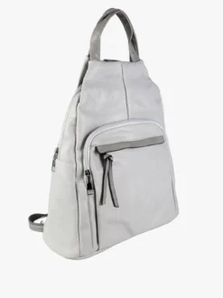 Solada Zaino in ecopelle da donna - grigio chiaro