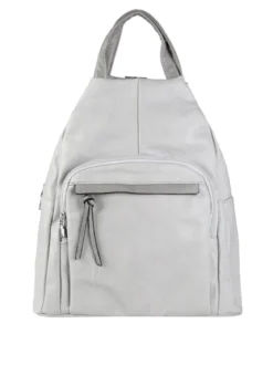 Solada Zaino in ecopelle da donna - grigio chiaro