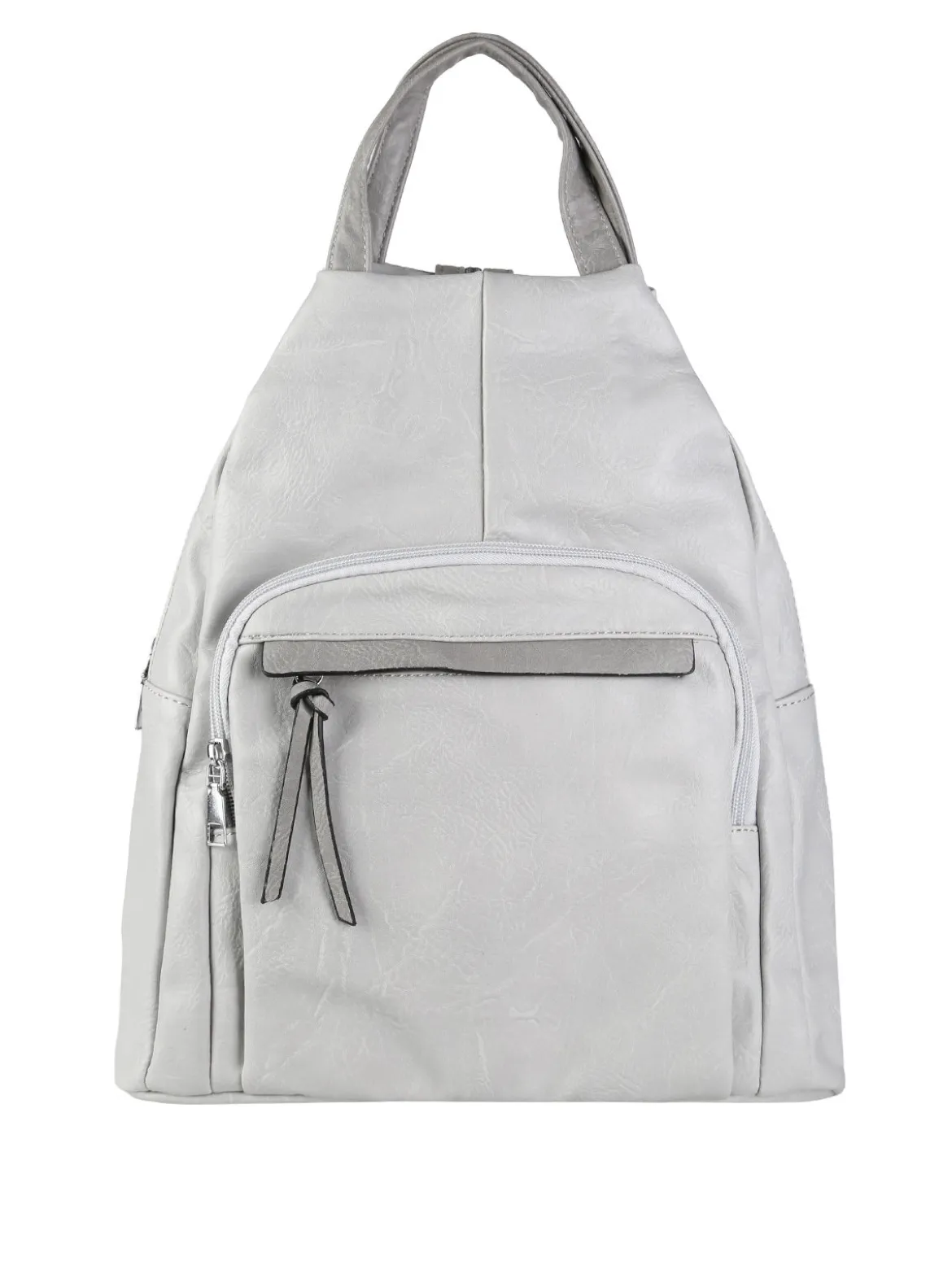 Solada Zaino in ecopelle da donna - grigio chiaro